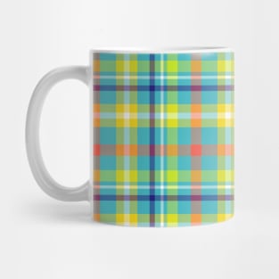 Colorful Plaid Pattern Art Mug